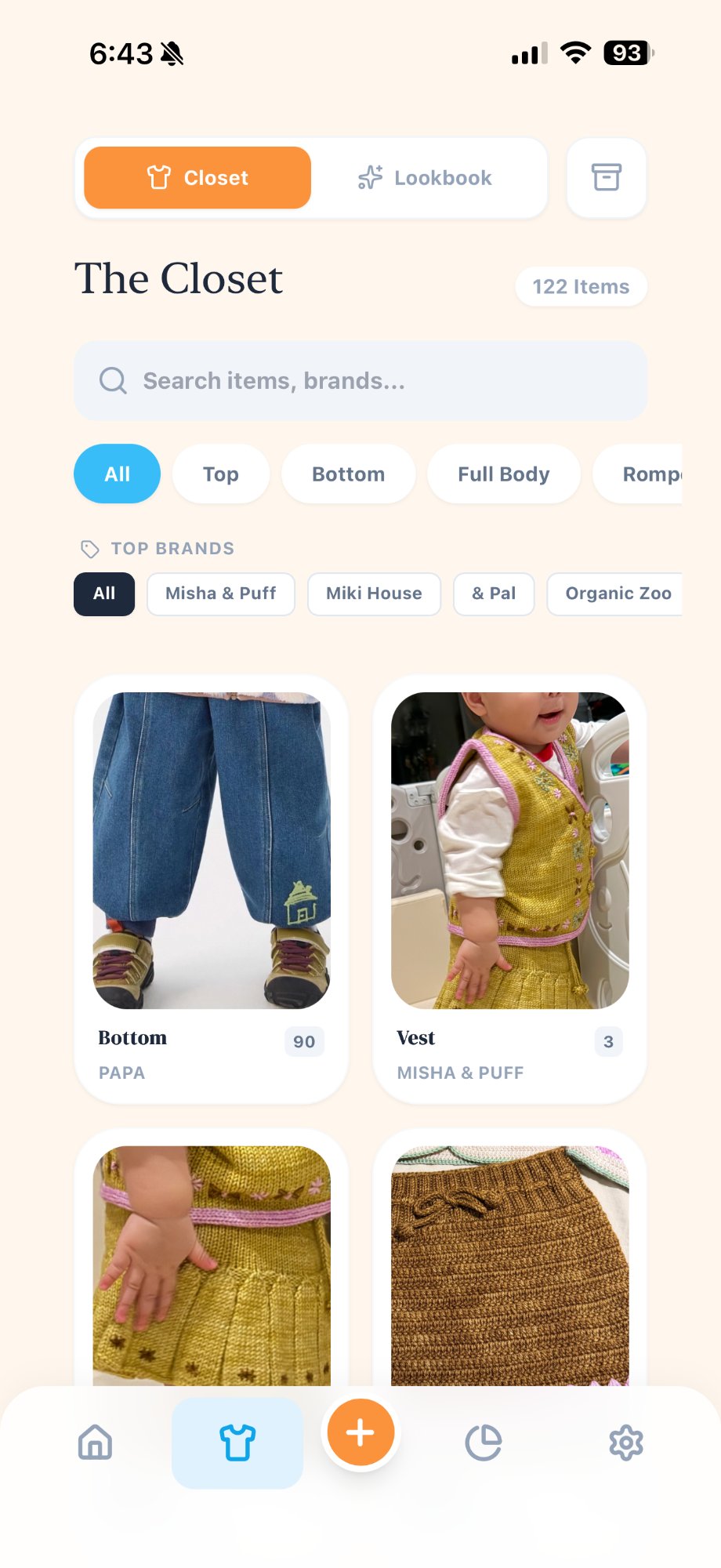 Tiny Closet, The Closet view